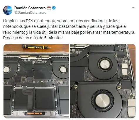 notebook, pc, limpieza